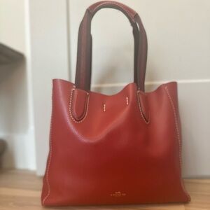Coach Scarlet Leather Tote